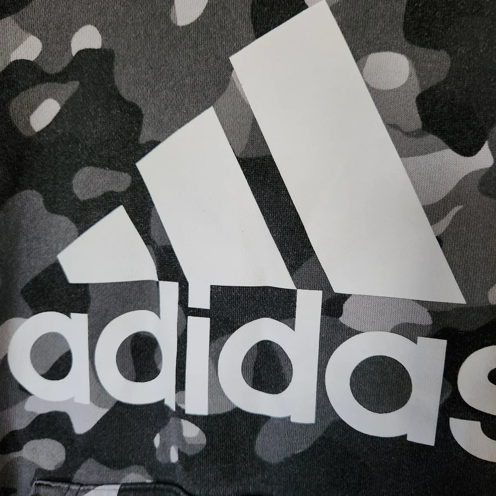 Boys Adidas Camouflage Hoodie - Picture 4 of 9